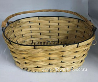 Корзина плетеная (ива), 42x32xH16 см